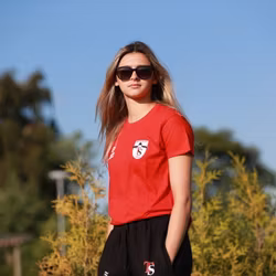 TS T-Shirt + Namn - bomull