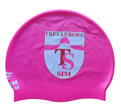 TS Badmössa svart/pink