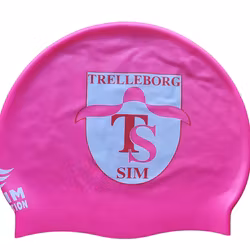 TS Badmössa svart/pink