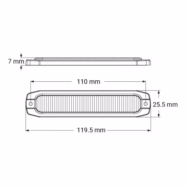 LED Blixtljus Ultraslim