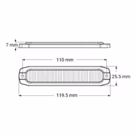 LED Blixtljus Ultraslim