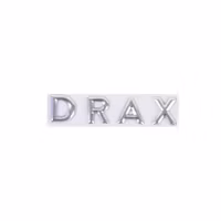 Krom dekal ¨DRAX¨ - Drax Rough
