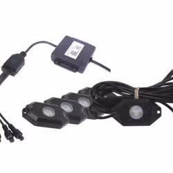 RGB LED Belysning 4 pack, Bluetoothstyrning