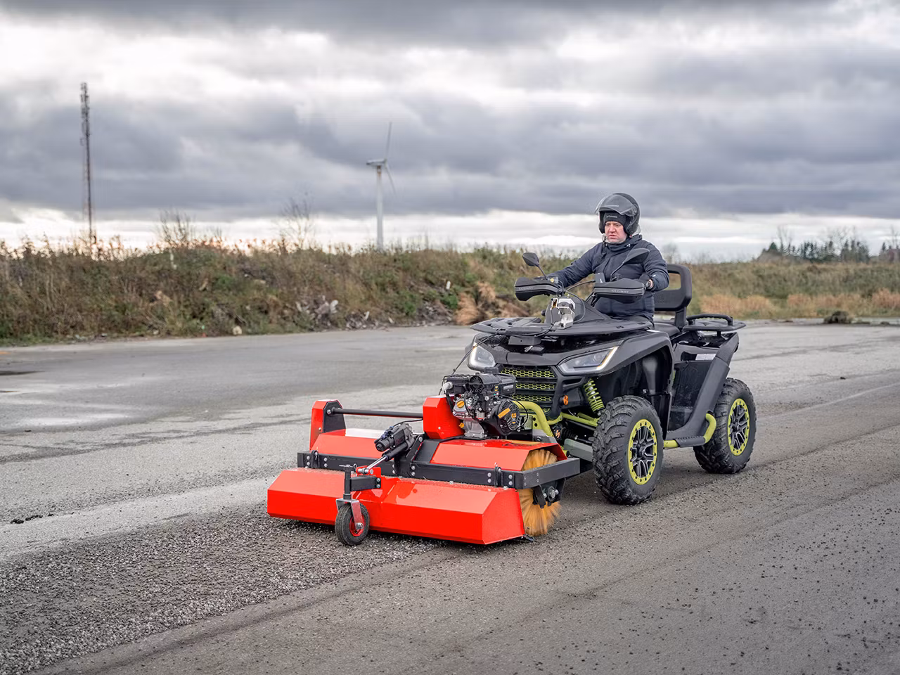 Uppsamlare Borstaggregat 127cm