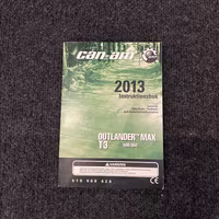 Instruktionsbok can-am OUTLANDER MAX T3 500/650 2013