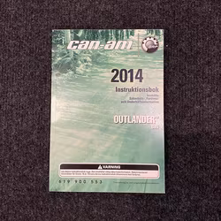 Instruktionsbok can-am OTLANDER 6x6 2014