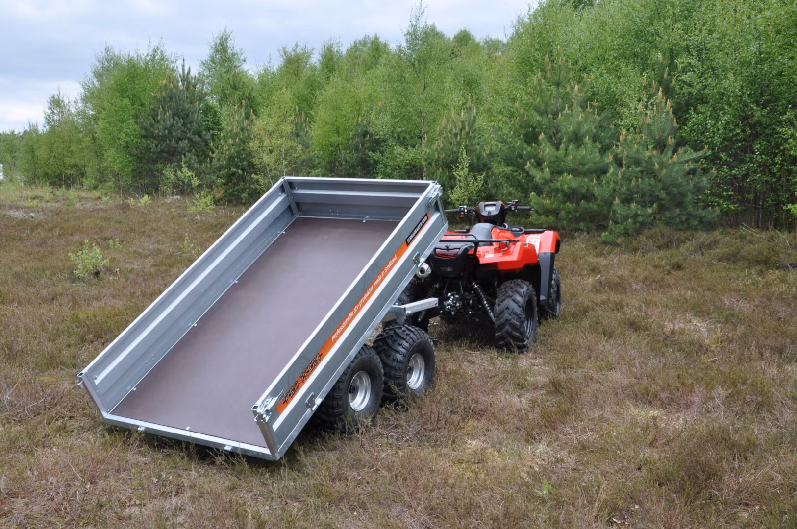 Pro-Terra - Flakvagn med boggie