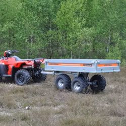 Pro-Terra - Flakvagn med boggie