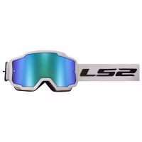 LS2 - Glasögon Charger Iridium Lins Vit