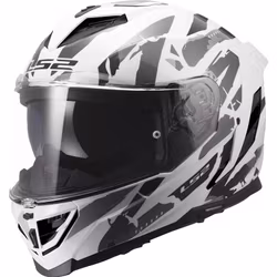 LS2 - Hjälm FF818 STORM III Kaos Vit/Grå