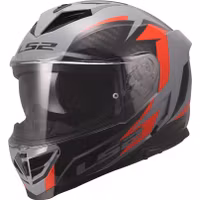 LS2 - Hjälm FF818 STORM III Dynamo Grå/Röd