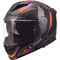 LS2 - Hjälm FF818 STORM III Sporty Grå/Lila