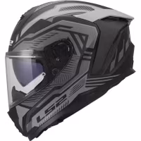 LS2 - Hjälm FF817 CHALLENGER II Dravix Grå