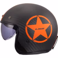 LS2 - Hjälm OF601 BOB II CARBON Star Orange