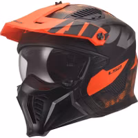 LS2 - Hjälm OF606 DRIFTER Gas Grå/Orange