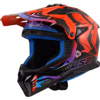 LS2 - Hjälm MX708 FAST II Wash Röd