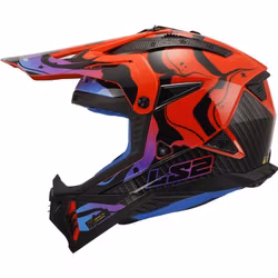 LS2 - Hjälm MX708 FAST II Wash Röd