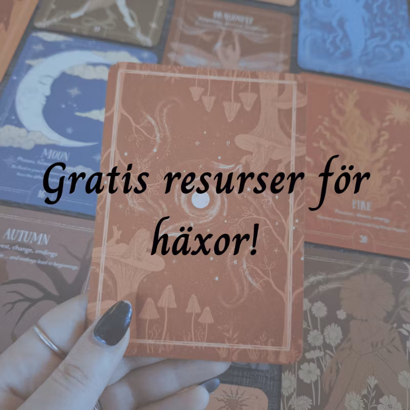 Gratis resurser för häxor!