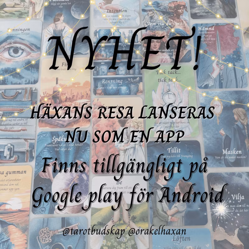 HÄXANS RESA LANSERAS NU SOM EN APP FÖR ANDROID!✨️