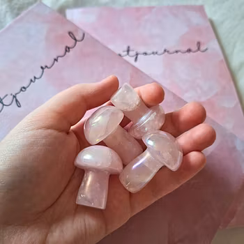 Rosenkvarts aura svamp