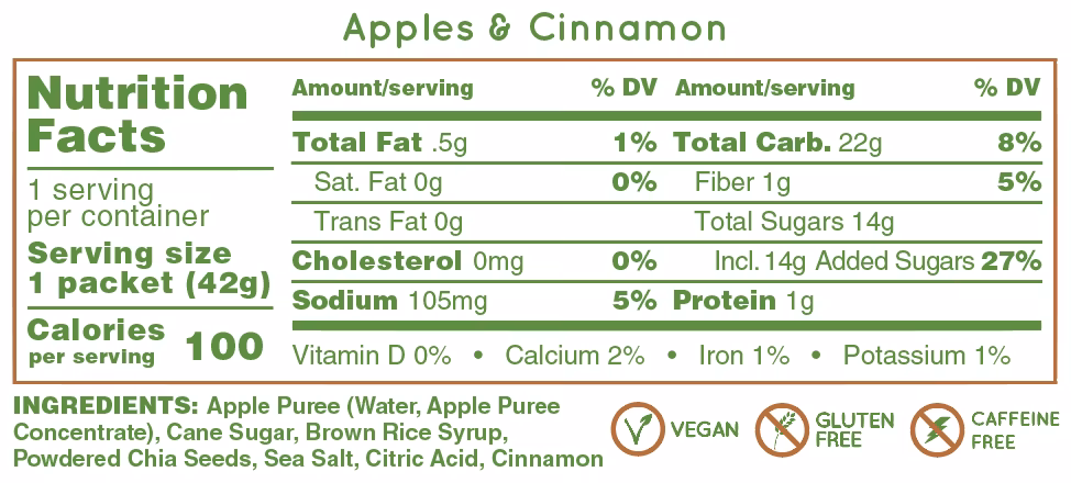 Huma - Huma Gel Apples & Cinnamon, 42g