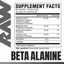 Raw Nutrition - Beta Alanin, 312g