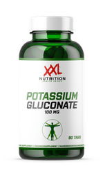 XXL Nutrition - Potassium Gluconate 100mg, 90 tabs