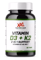 XXL Nutrition - Vitamin D3+K2, 60 tabs