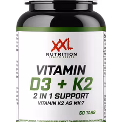 XXL Nutrition - Vitamin D3+K2, 60 tabs