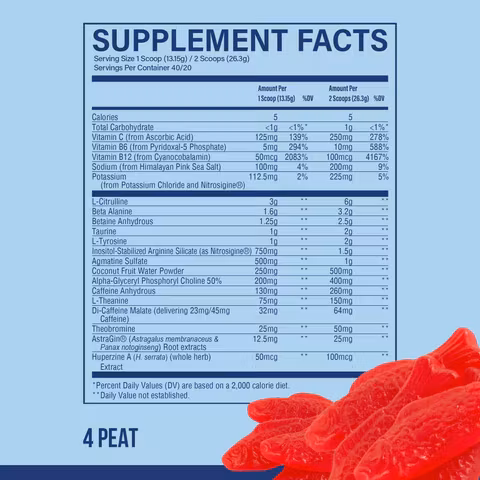 Raw Nutrition - Thavage pre-workout 520 g