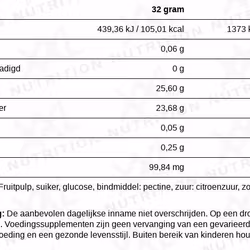 XXL Nutrition - Energy Fruit Lemon, 12x32g