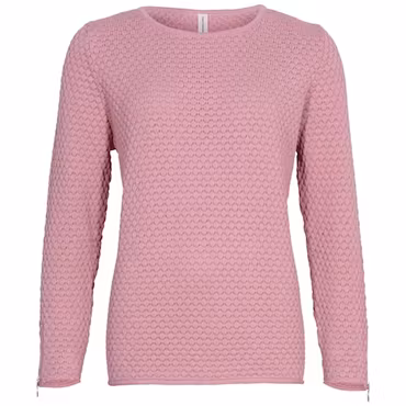Skovhuus stickad tröja rosa