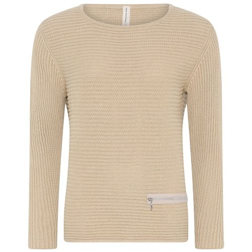 Skovhuus stickad tröja beige