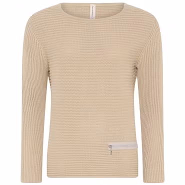 Skovhuus stickad tröja beige