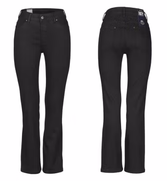 Tasty jeans flare svart