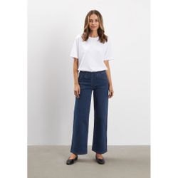 Donna loose dark blue denim