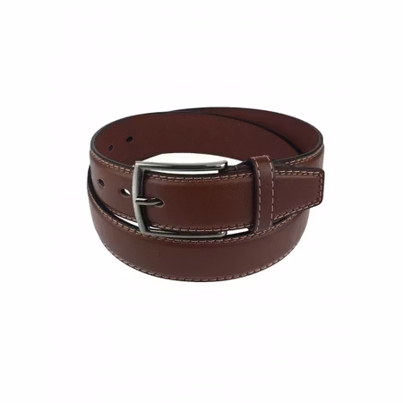 Herrbälte, rödbrun 130 cm