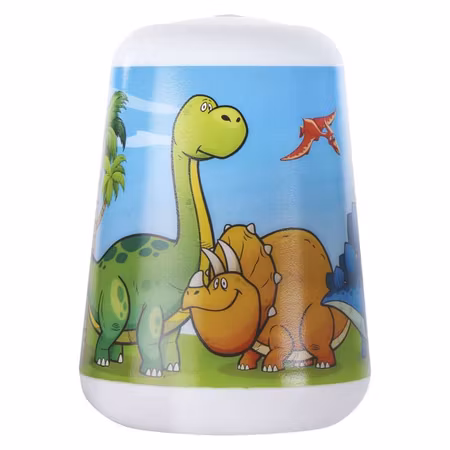 Baby lampa LED med fackla Dino, 3 × AAA