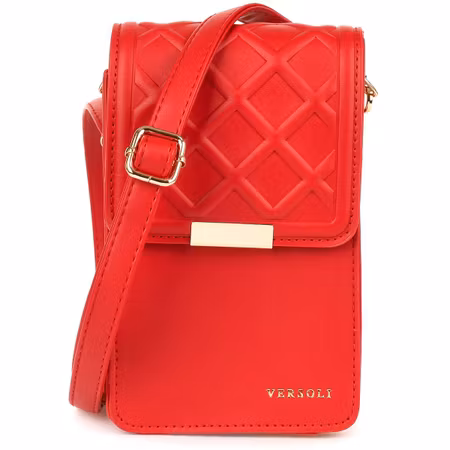 Messengerväska -röd