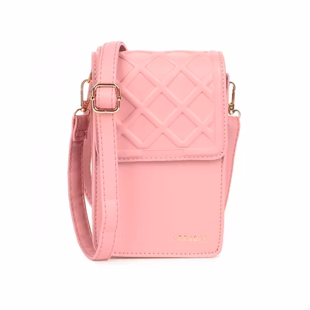 Messengerväska -mörkrosa