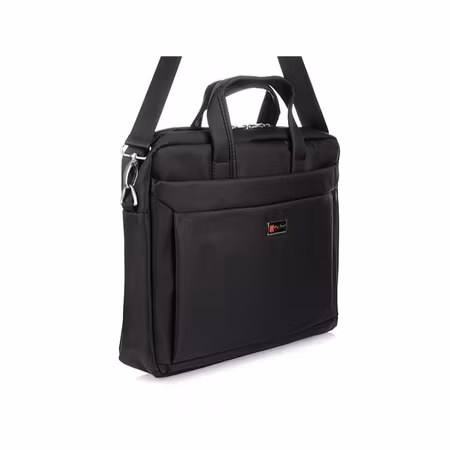 Svart laptopväska, stor arbetsväska, A4 Bag Street