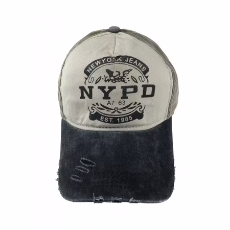 Svart baseballkeps vintage universal