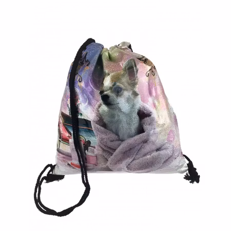 Gymnastikpåse med hundmotiv 2