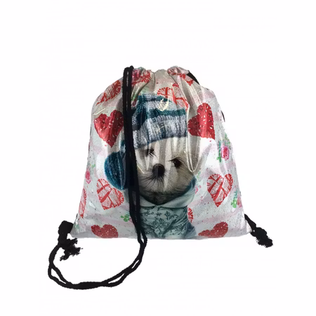 Gymnastikpåse med hundmotiv 6