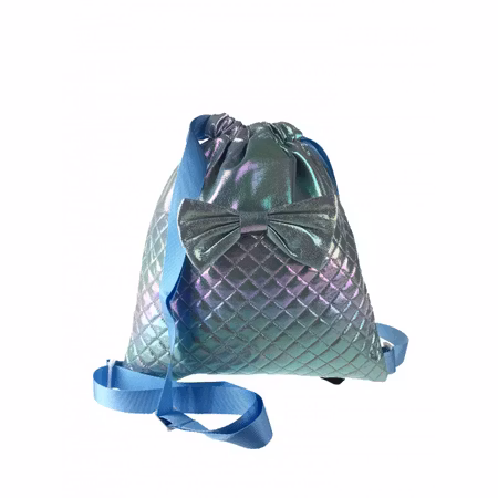 Gympapåse med rosett -blåaktig