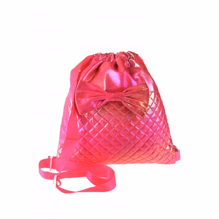 Gympapåse med rosett -rosa