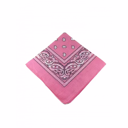 Bandana, rosa Paisly