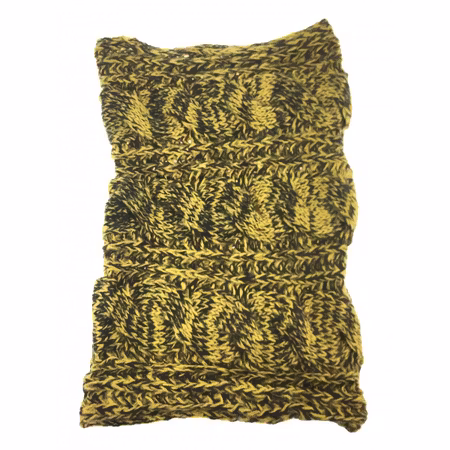 Snood, gul/svart