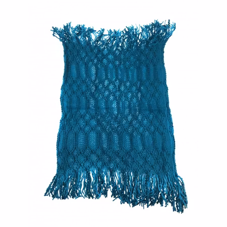 Snood, blå, modell 2