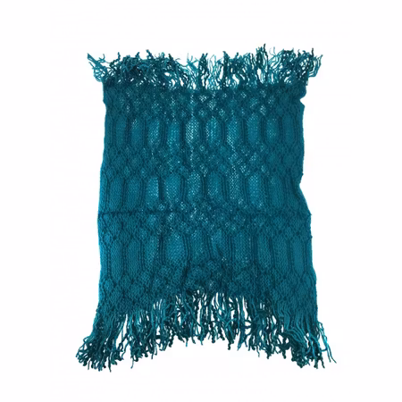 Snood, grönblå, modell 2